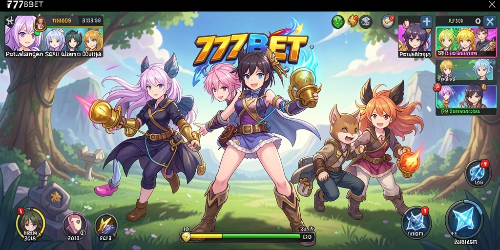 Tampilan menarik dari gameplay <strong>777BET</strong> dengan karakter anime yang ikonik.