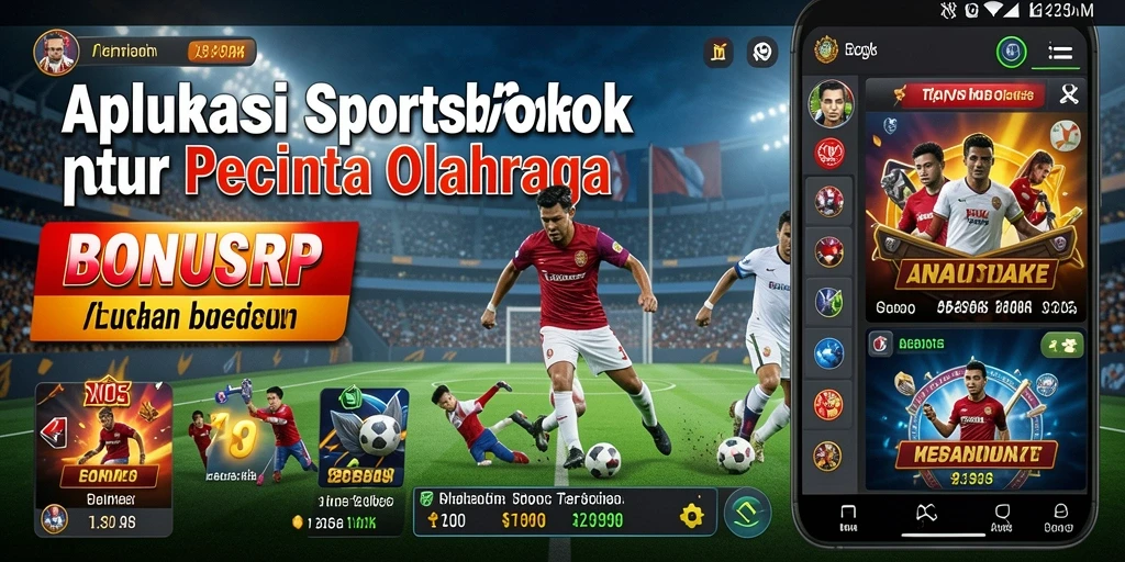 Tampilan menarik dari gameplay Sportsbook BONUSRP.