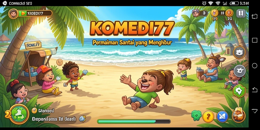 Screenshot dari gameplay KOMEDI77 yang menunjukkan keseruan saat bermain.