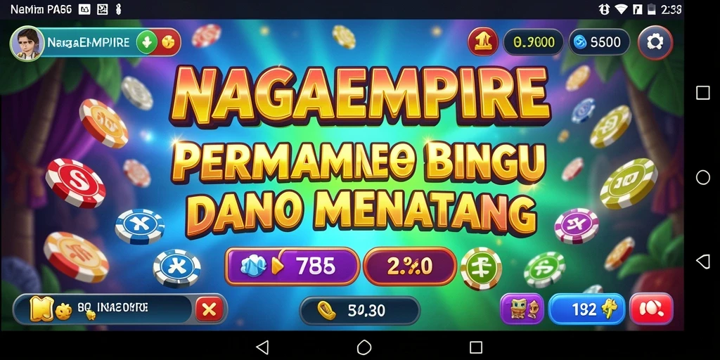 Tampilan gameplay NAGAEMPIRE yang menegangkan dan seru.