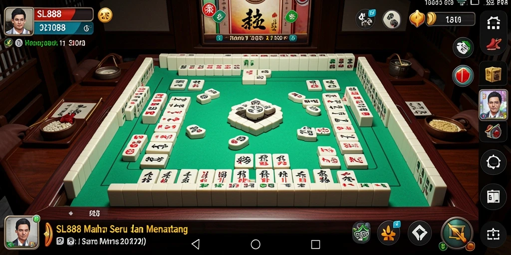 Tampilan gameplay Mahjong yang menarik dalam SL888.